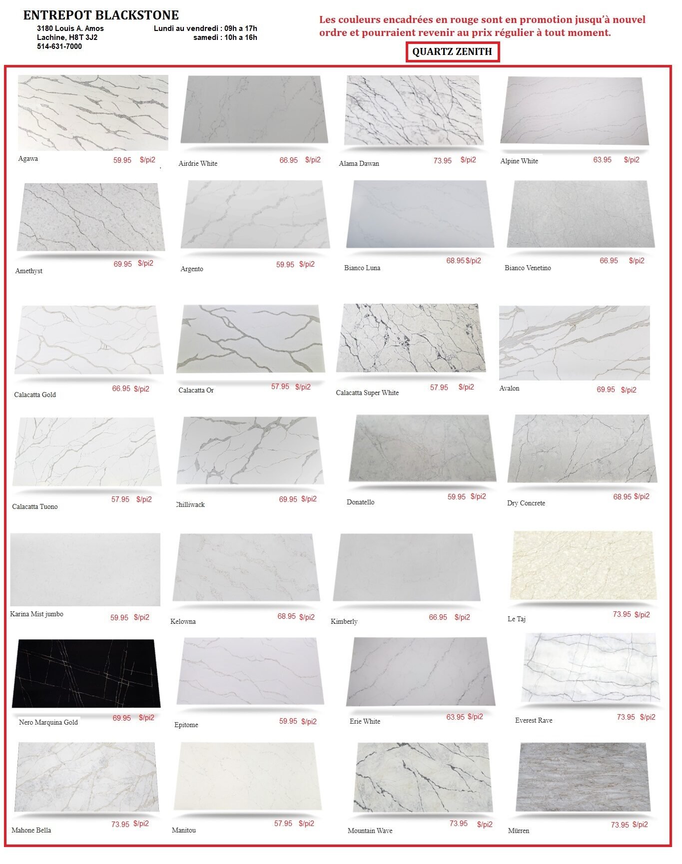 zenith-couleur-quartz-promotion-prix