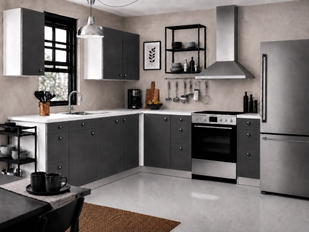 ikea knoxhult armoire cuisine gris fonce comptoir quartz inclus pour rmoins de 3000 dollards
